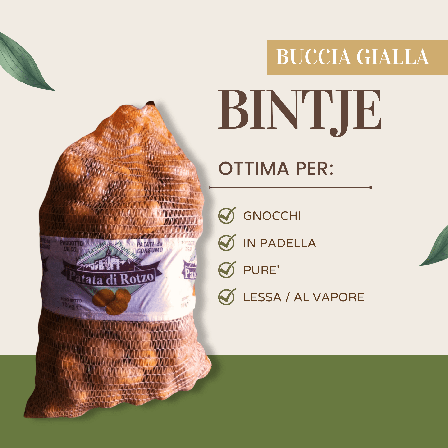 Patate di Rotzo Patata di Rotzo bintje online patate vendita online 